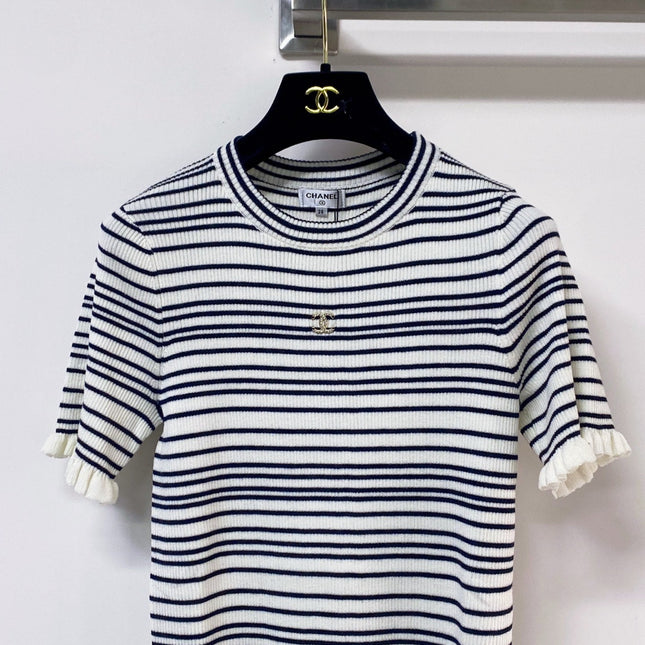 CHANEL 26S SHORT-SLEEVE SWEATER STYLE 1051