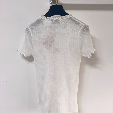 MIUMIU 26S SHORT-SLEEVED SWEATER STYLE 1135