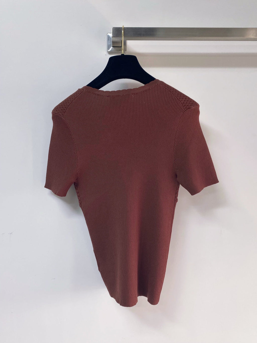 MIUMIU 26S SHORT-SLEEVED SWEATER STYLE 1141