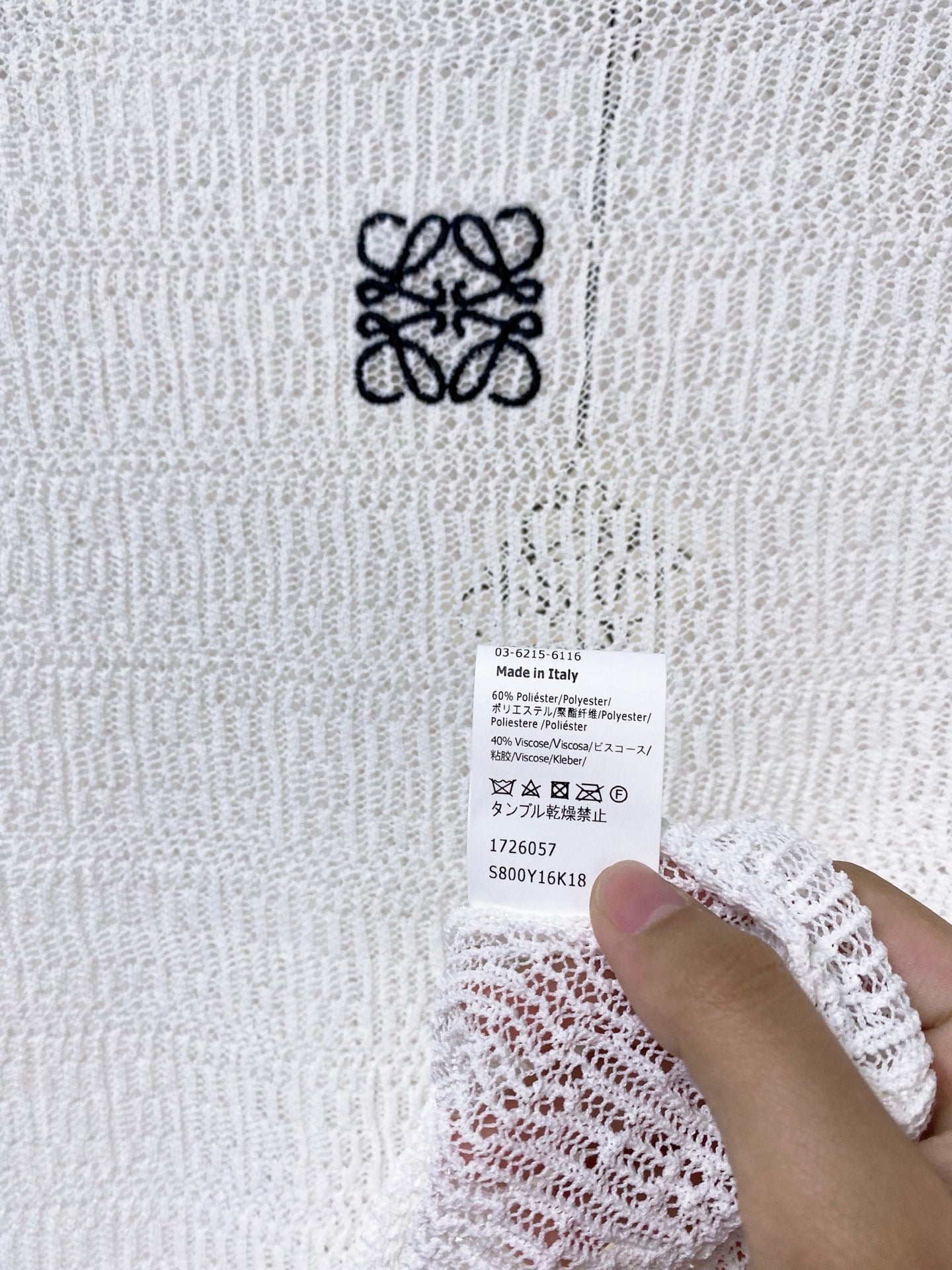 LOEWE 26S KNIT ROUND NECK TOP 530