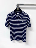 CELINE 26S STRIPED SHORT-SLEEVE POLO SHIRT 490