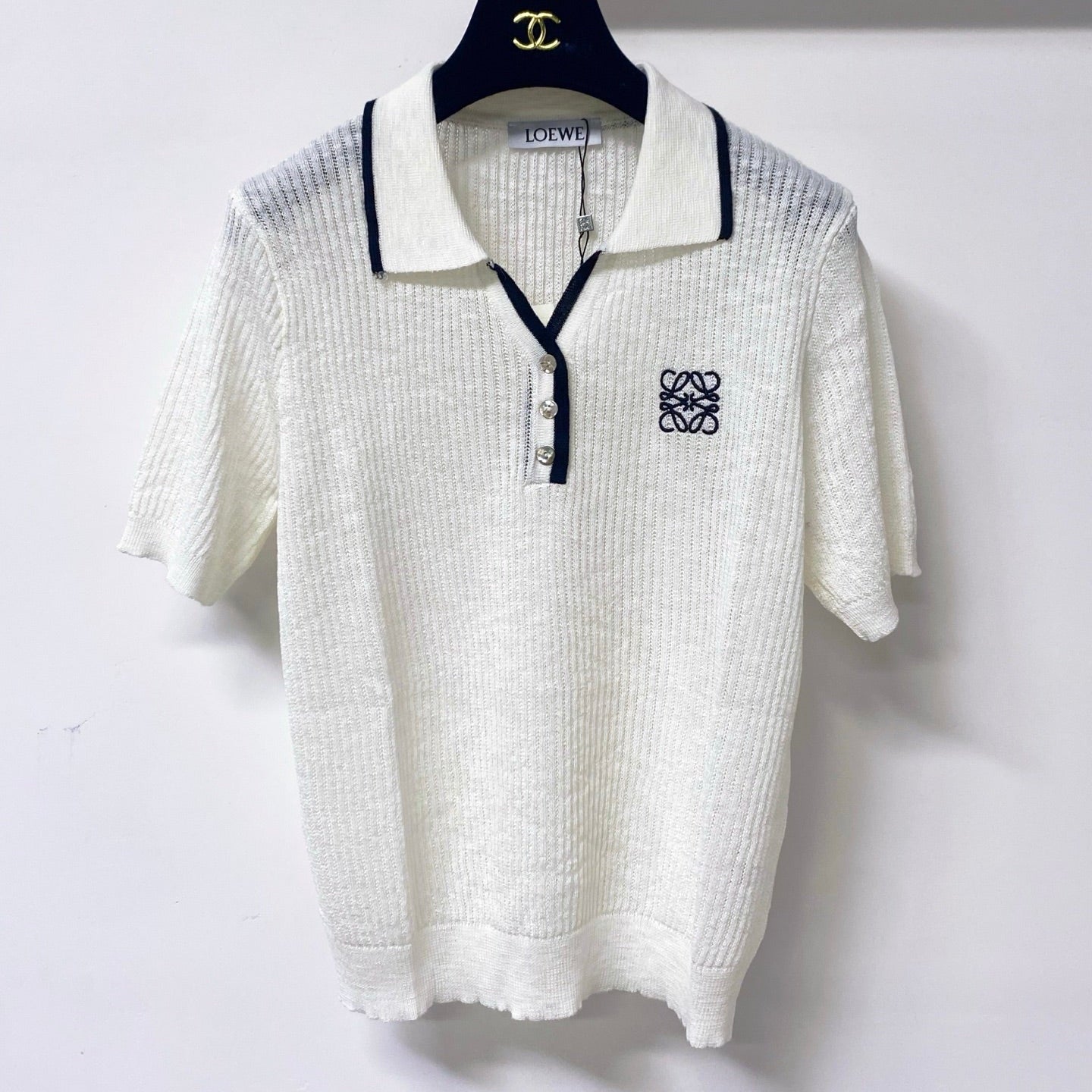 LOEWE 26S KNIT POLO SHIRT 500