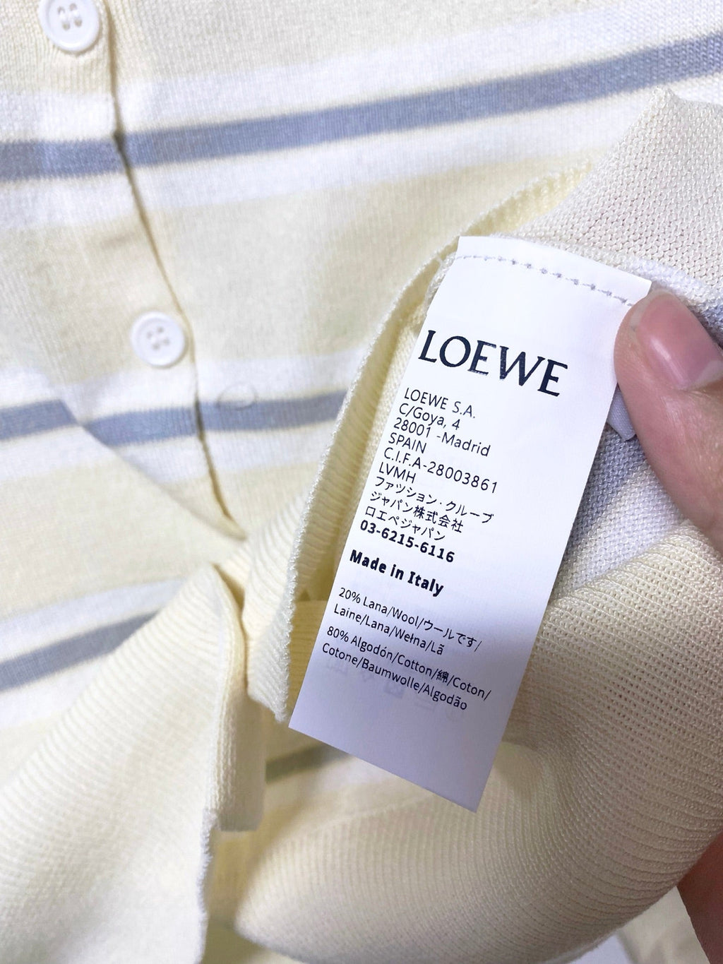 LOEWE 26S KNIT CARDIGAN 444