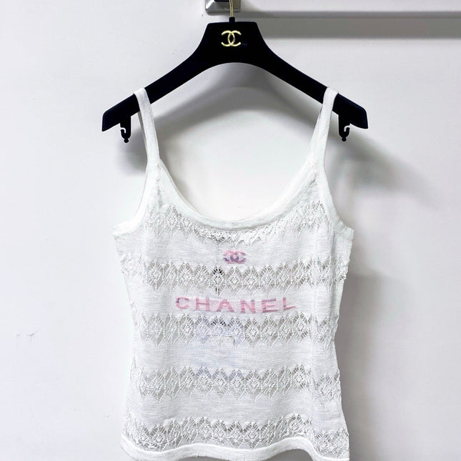 CHANEL 26S SPAGHETTI STRAP TOP STYLE 1204