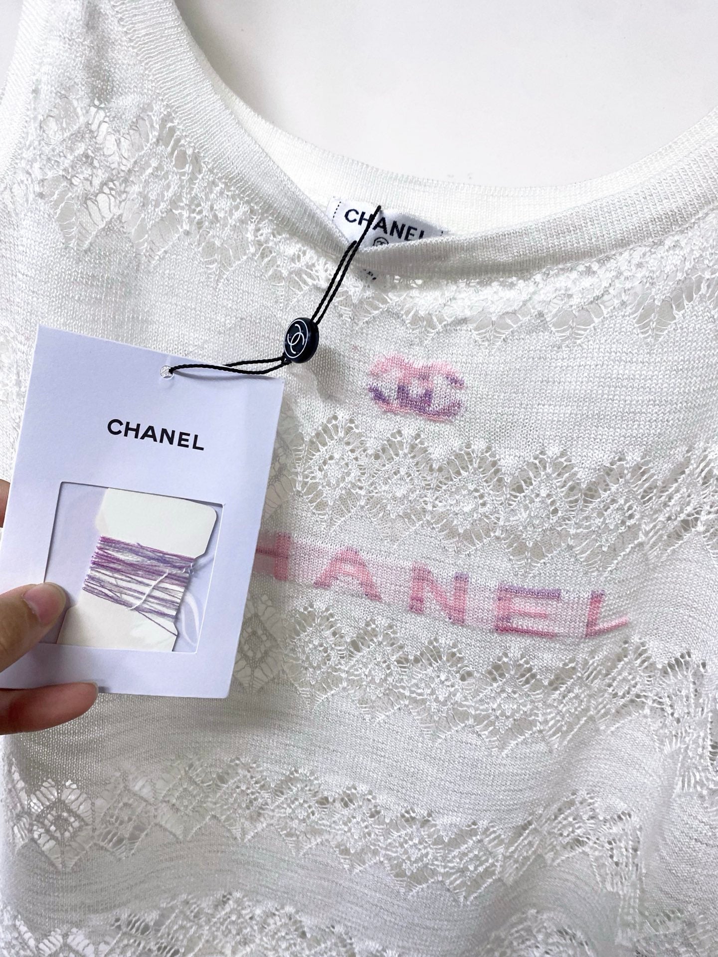 CHANEL 26S SPAGHETTI STRAP TOP STYLE 1204