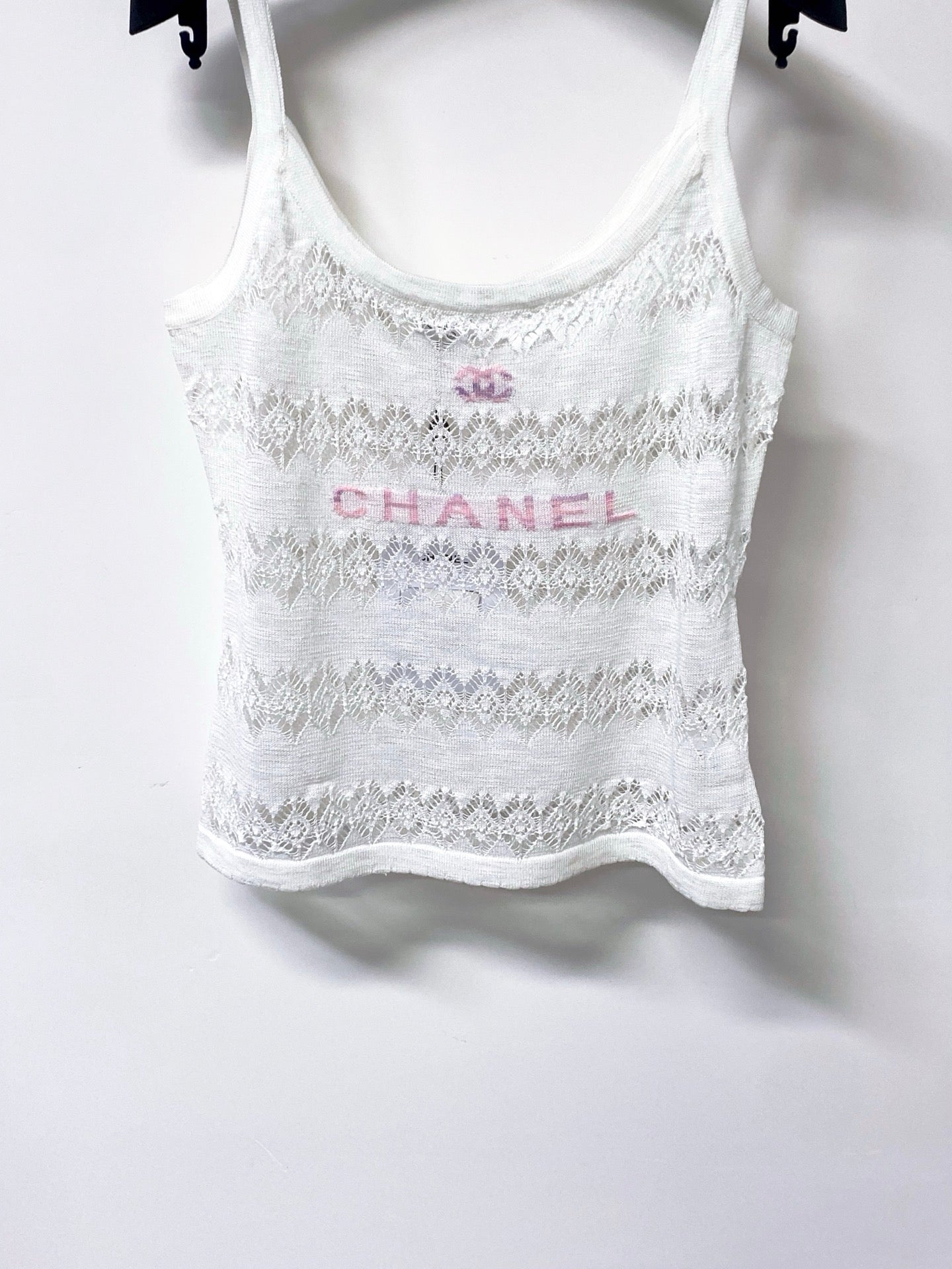 CHANEL 26S SPAGHETTI STRAP TOP STYLE 1204