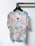 CHANEL 26S SHORT-SLEEVED KNIT SHIRT STYLE 1206