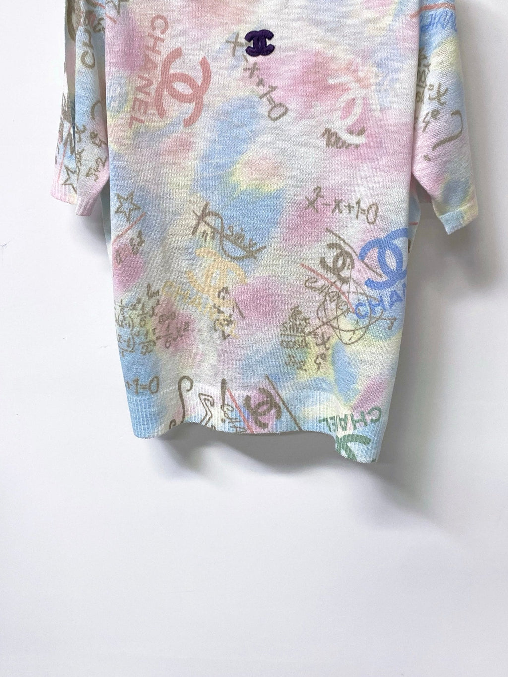 CHANEL 26S SHORT-SLEEVED KNIT SHIRT STYLE 1206