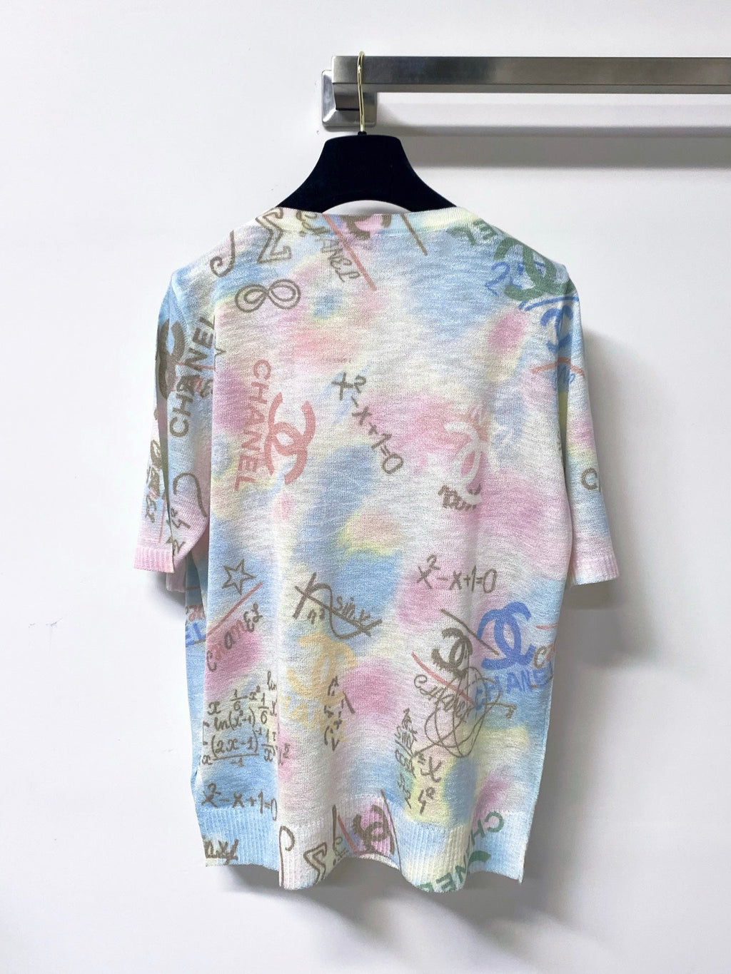 CHANEL 26S SHORT-SLEEVED KNIT SHIRT STYLE 1206