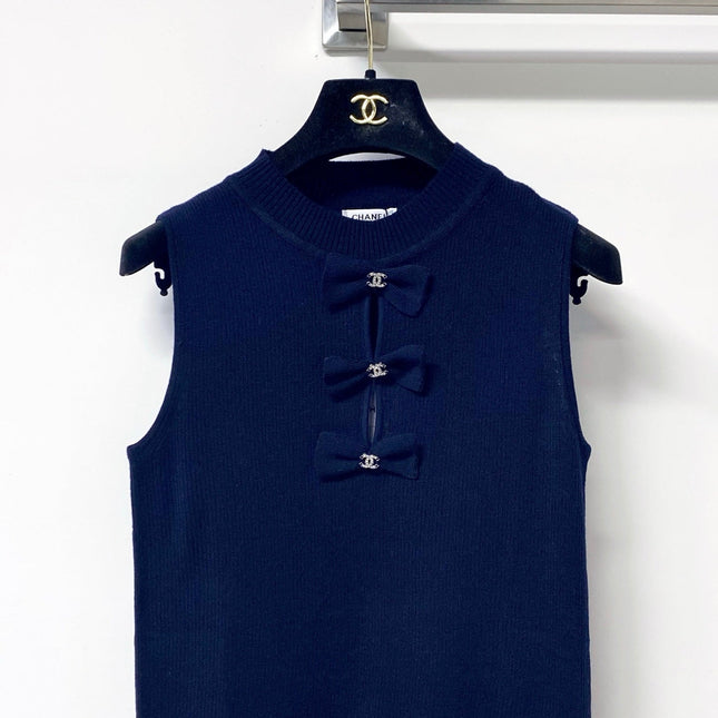 CHANEL 26S KNIT SLEEVELESS TOP STYLE 1209