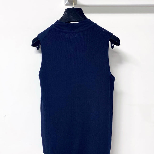 CHANEL 26S KNIT SLEEVELESS TOP STYLE 1209