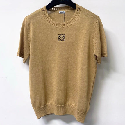 LOEWE 26S SHORT SLEEVE KNIT SWEATER 336