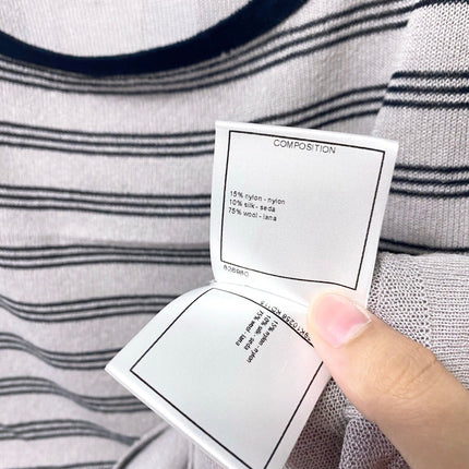 CHANEL 26S SHORT-SLEEVED KNIT SHIRT STYLE 1181