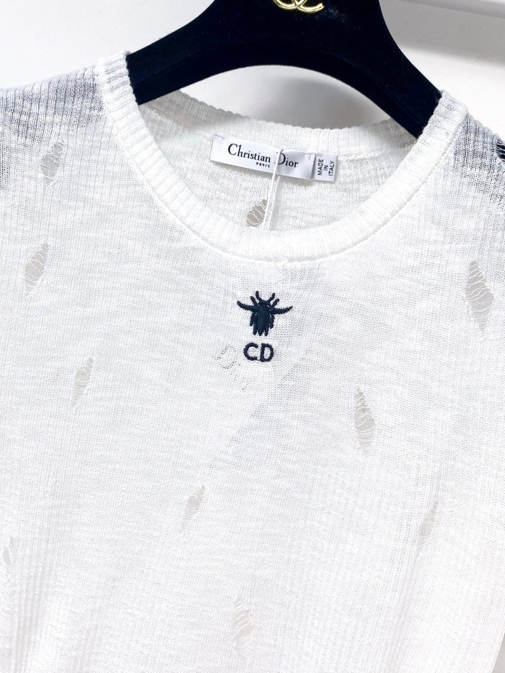 DIOR 26S SHORT-SLEEVED SWEATER 1285