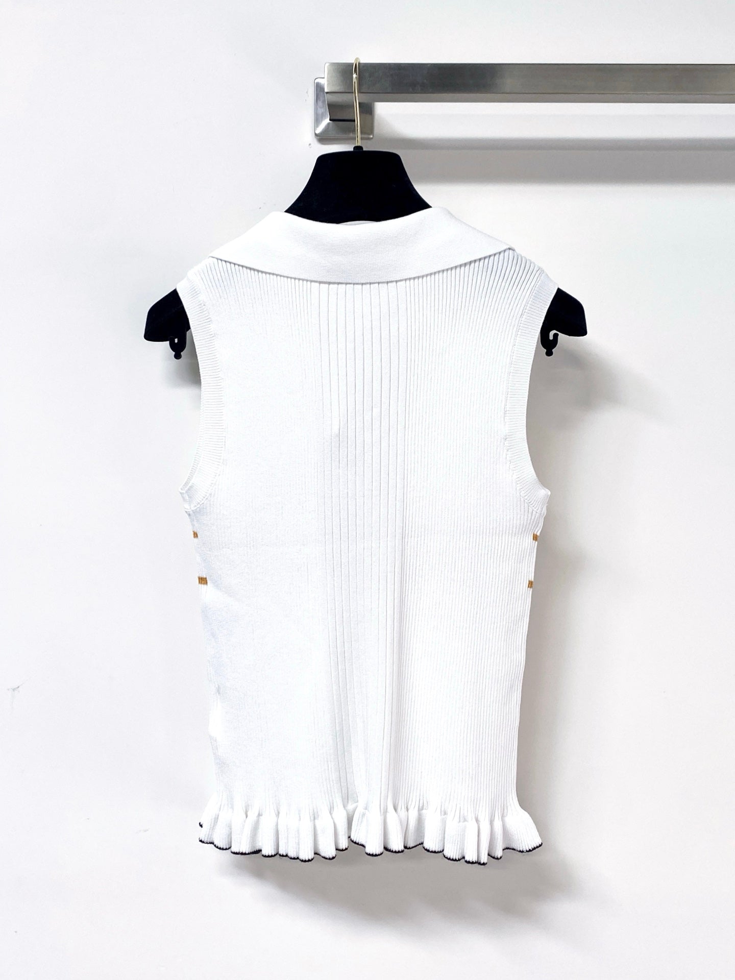 DIOR 26S SLEEVELESS KNIT POLO SHIRT 1289