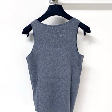 CHANEL 26S KNITTED SLEEVELESS TOP STYLE 1174