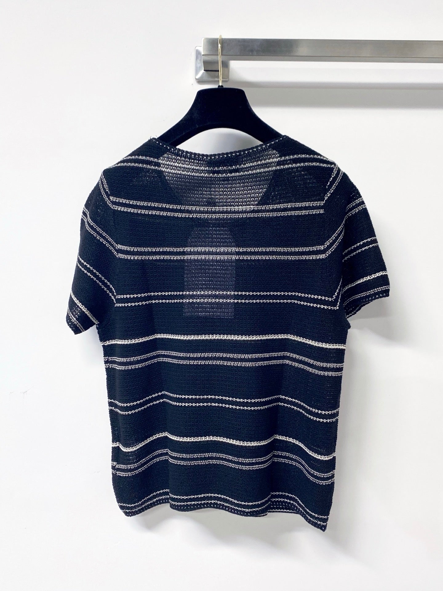 CHANEL 26S SHORT-SLEEVE KNIT TOP STYLE 1131