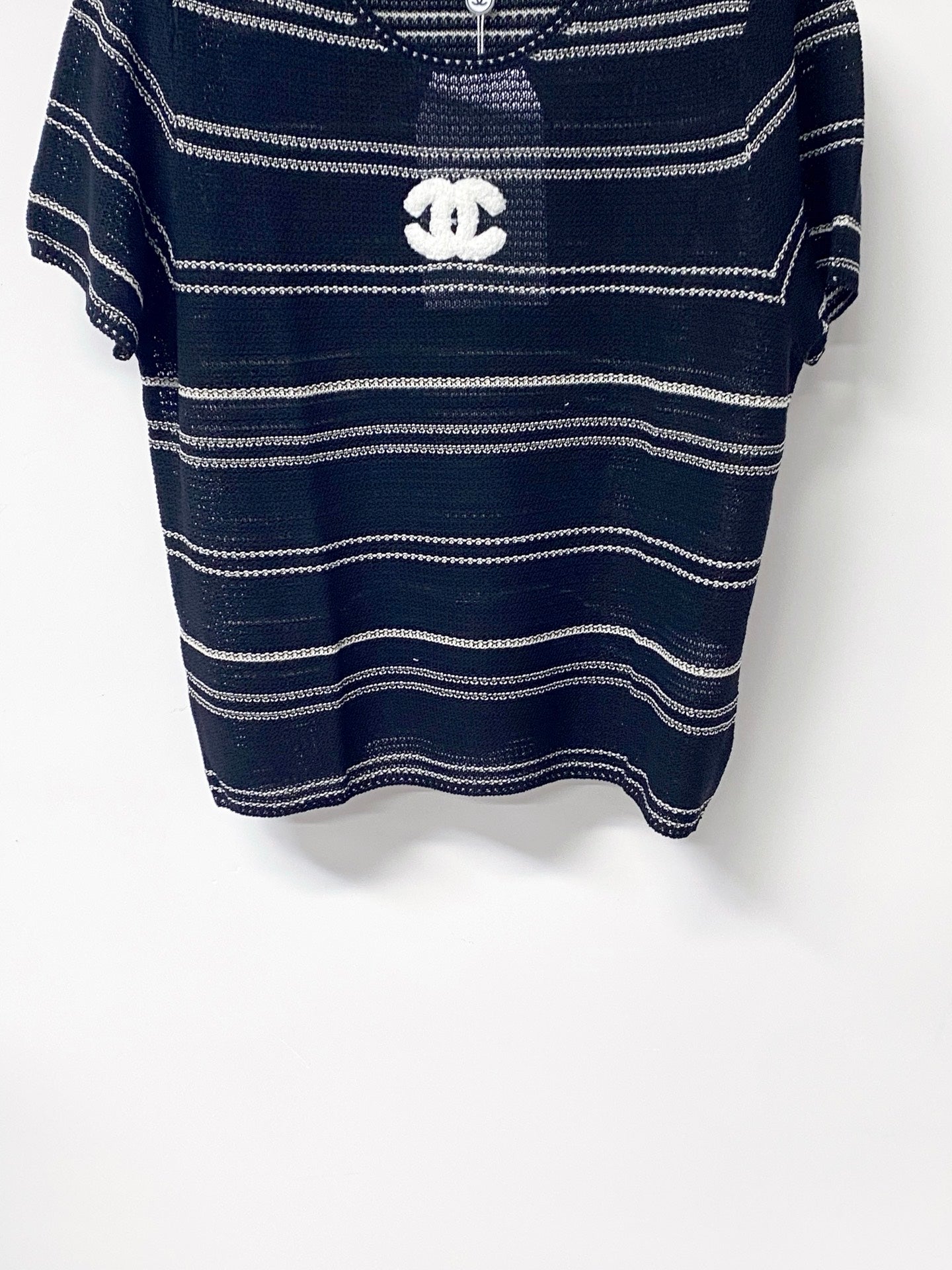 CHANEL 26S SHORT-SLEEVE KNIT TOP STYLE 1131