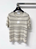 CHANEL 26S SHORT-SLEEVE KNIT TOP STYLE 1130