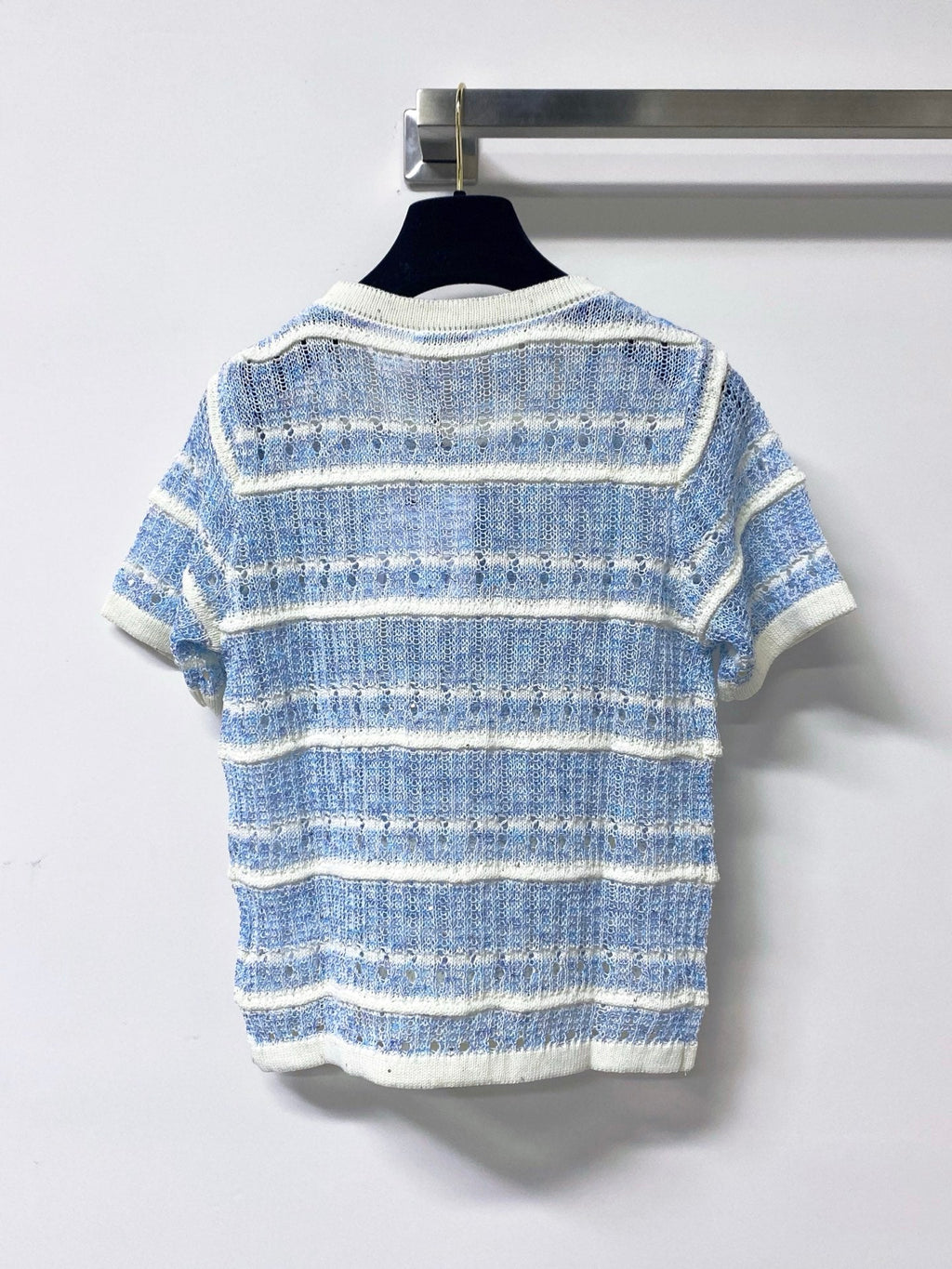 CHANEL 26S SHORT-SLEEVE KNIT TOP STYLE 1143