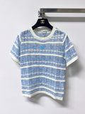 CHANEL 26S SHORT-SLEEVE KNIT TOP STYLE 1143