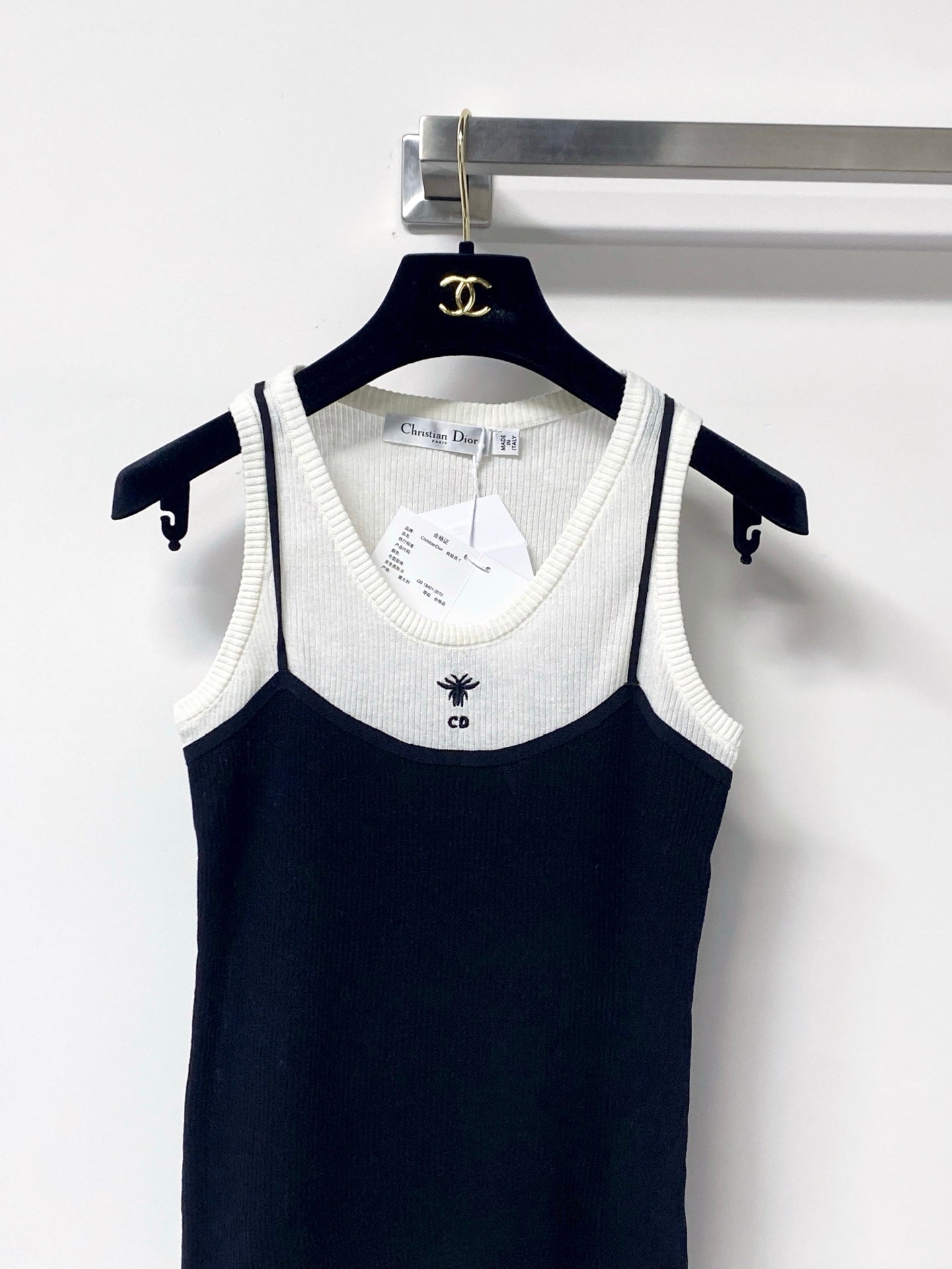 DIOR 26S KNIT SLEEVELESS TOP 1268