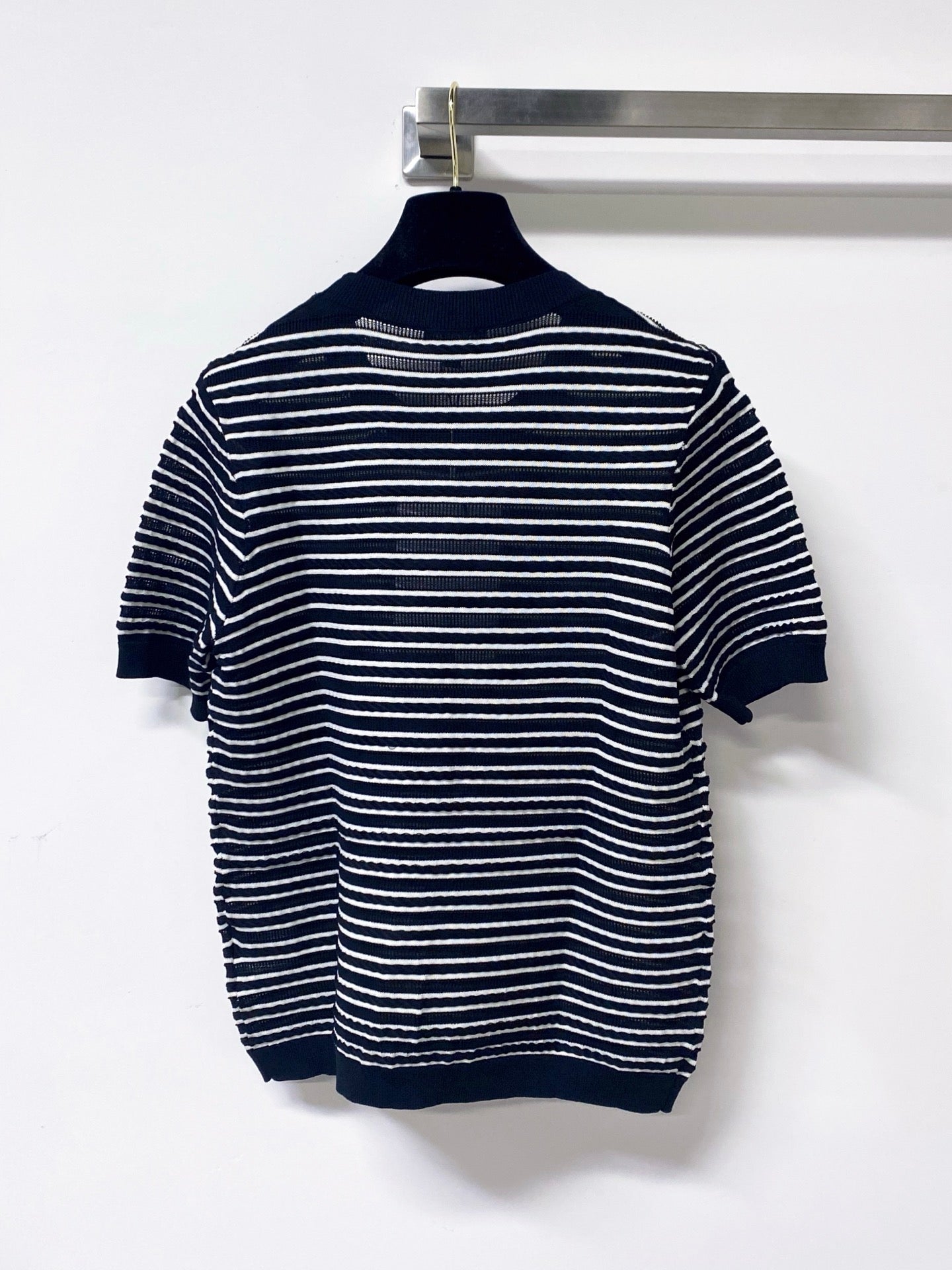 CHANEL 26S SHORT-SLEEVE KNIT TOP STYLE 1146