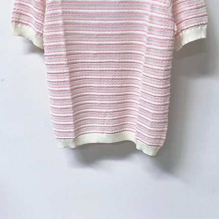 CHANEL 26S SHORT-SLEEVE KNIT TOP STYLE 1145