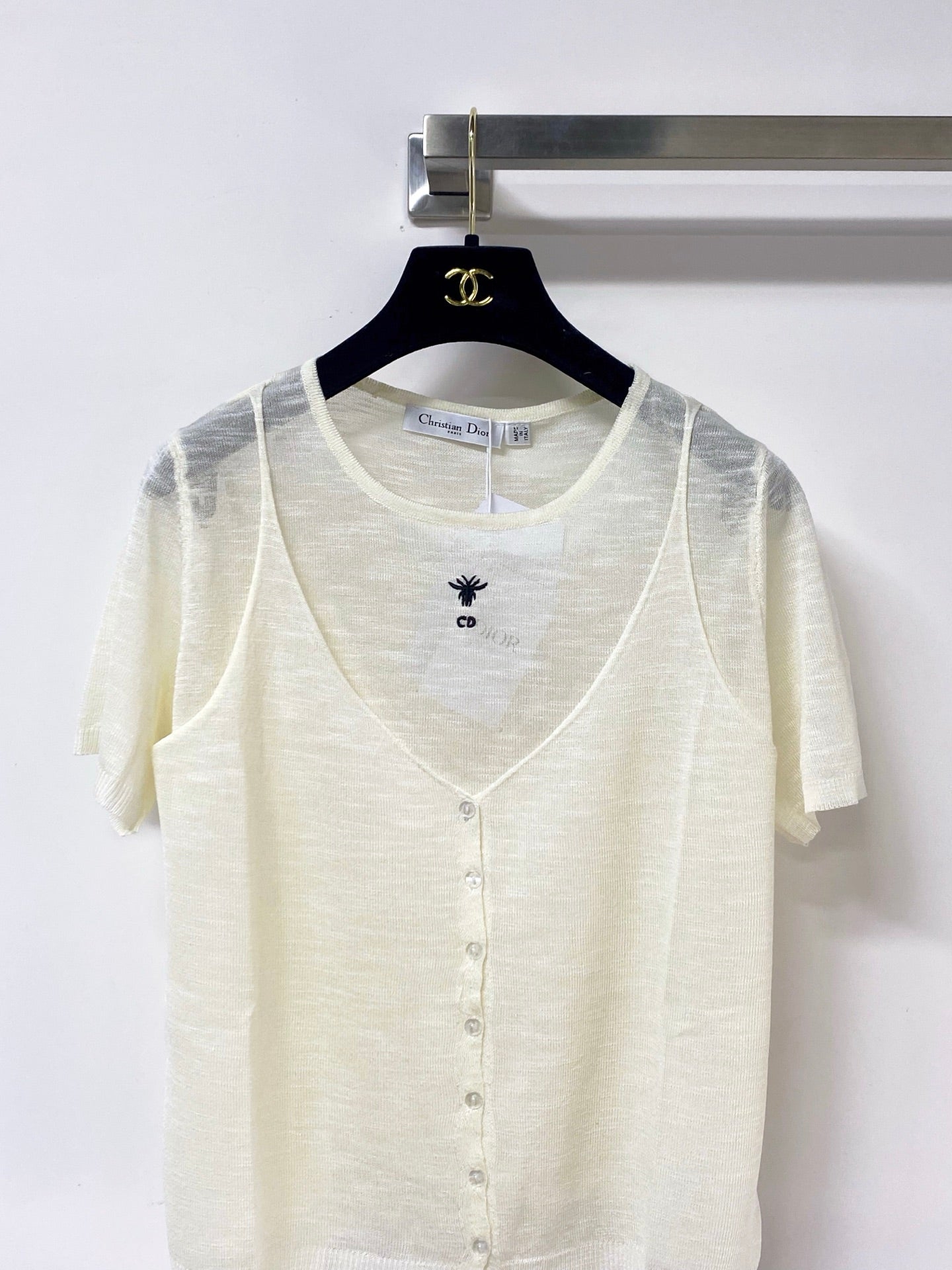 DIOR 26S SHORT-SLEEVED SWEATER 1247