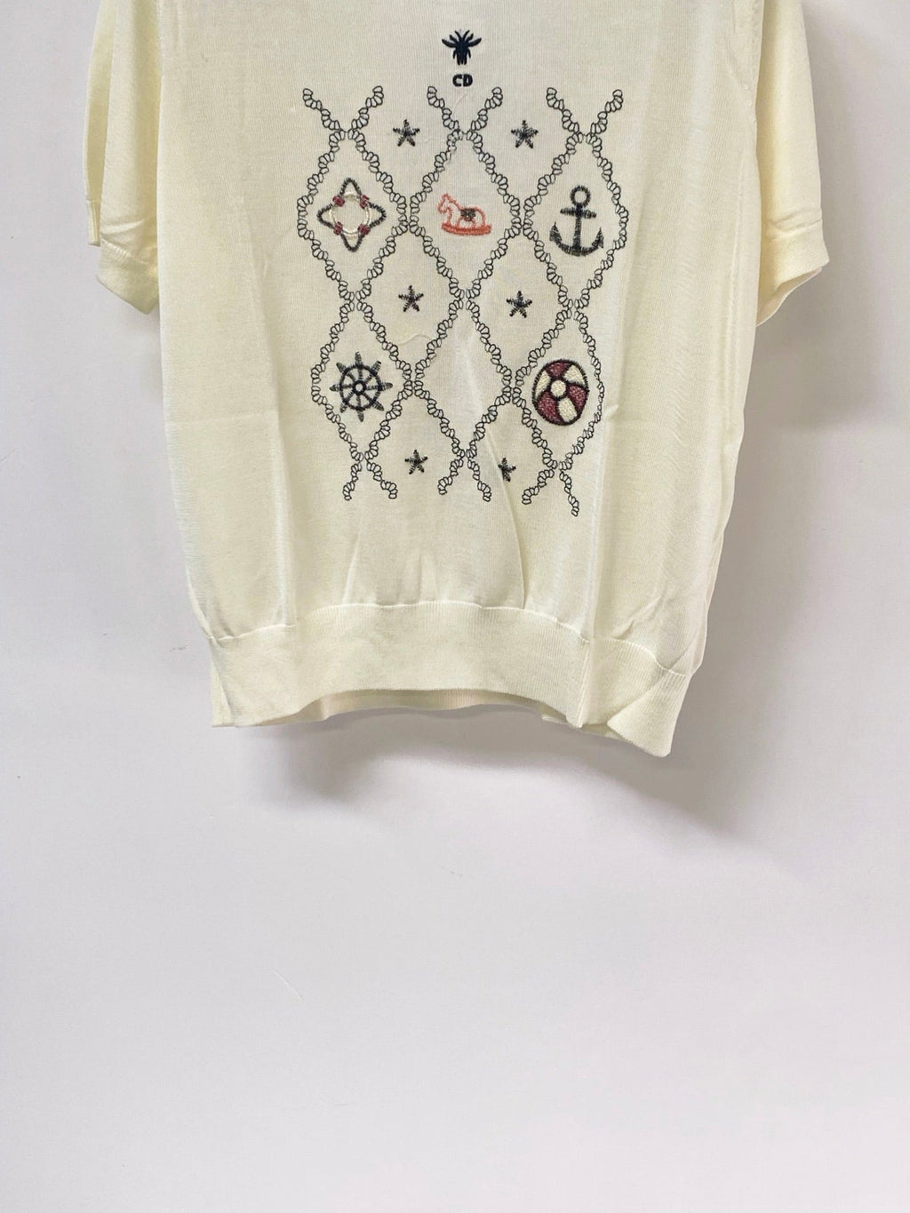 DIOR 26S SHORT-SLEEVED SWEATER 1248