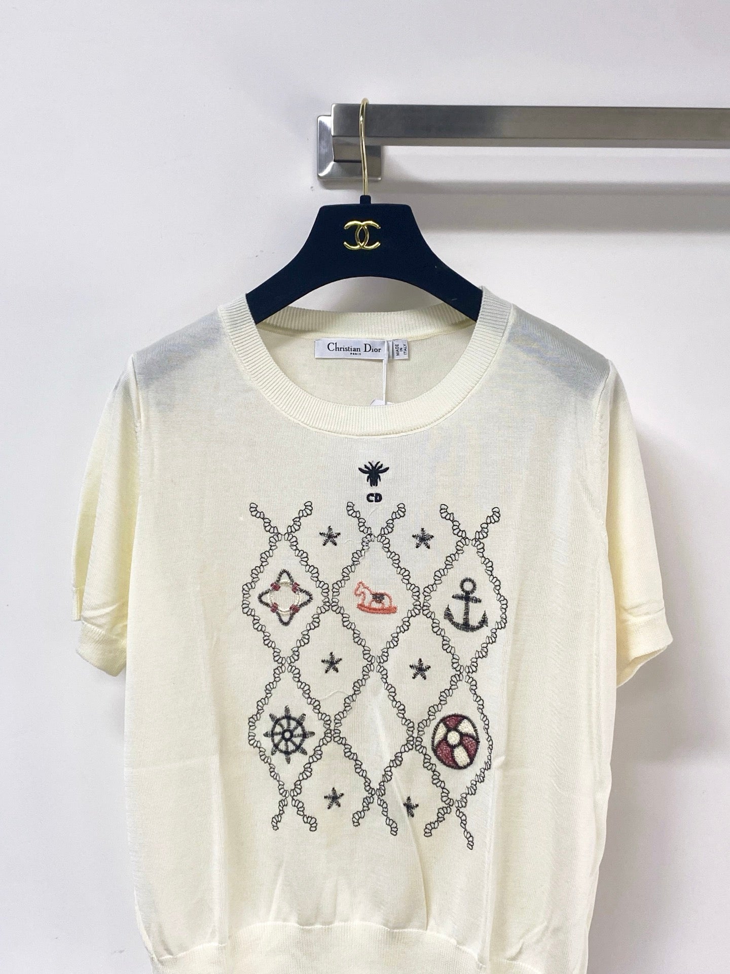 DIOR 26S SHORT-SLEEVED SWEATER 1248
