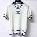 CELINE 26S SHORT SLEEVE KNIT TOP 306
