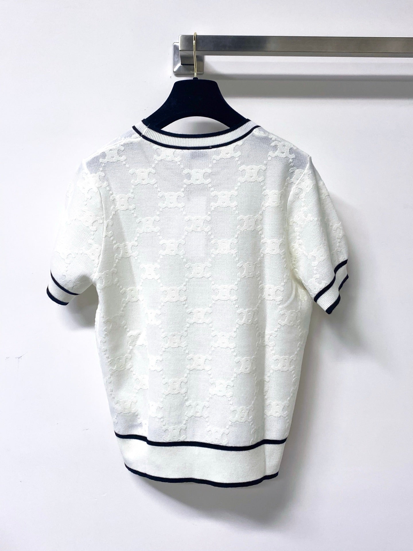 CELINE 26S SHORT SLEEVE KNIT TOP 306