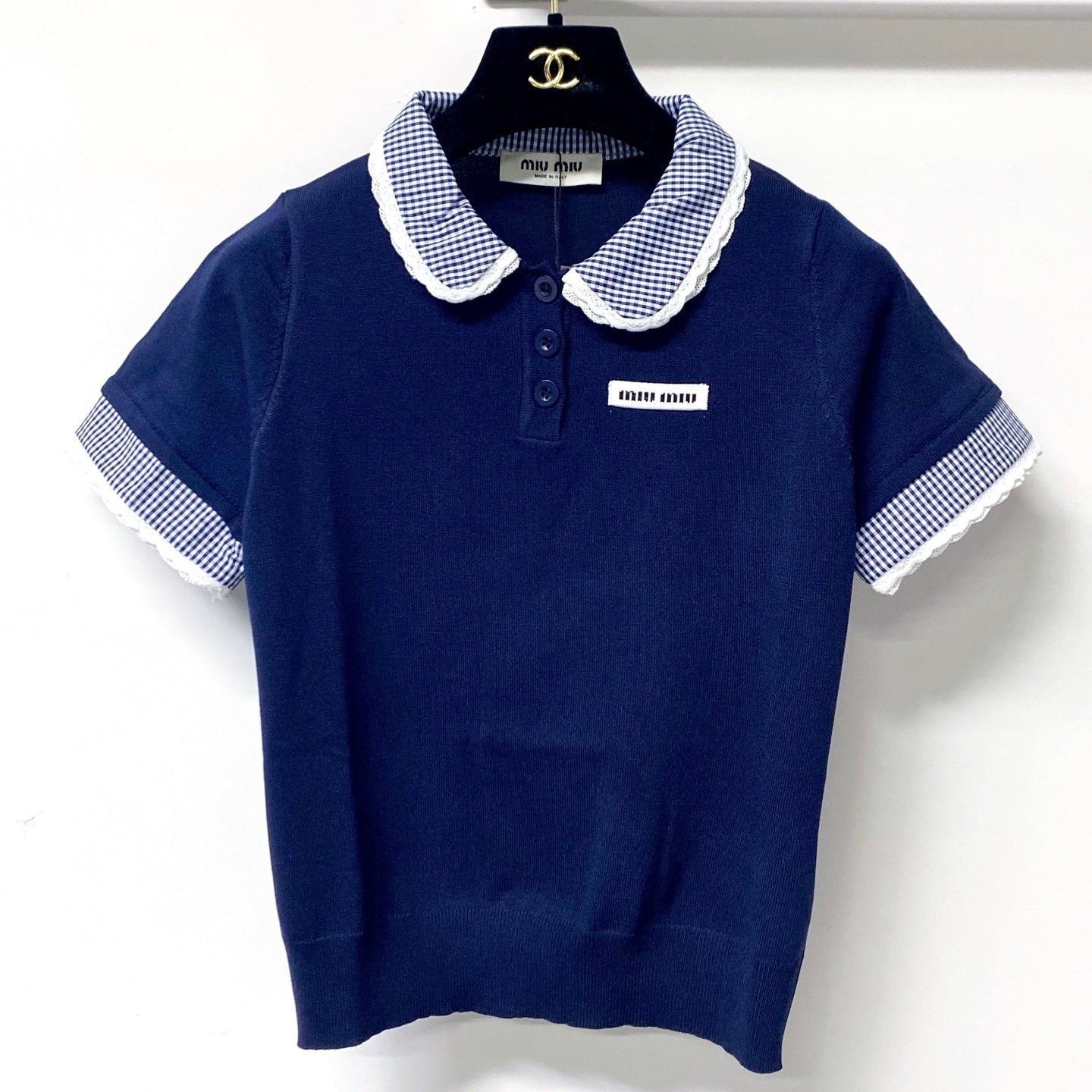 MIUMIU 26S KNIT POLO 1171