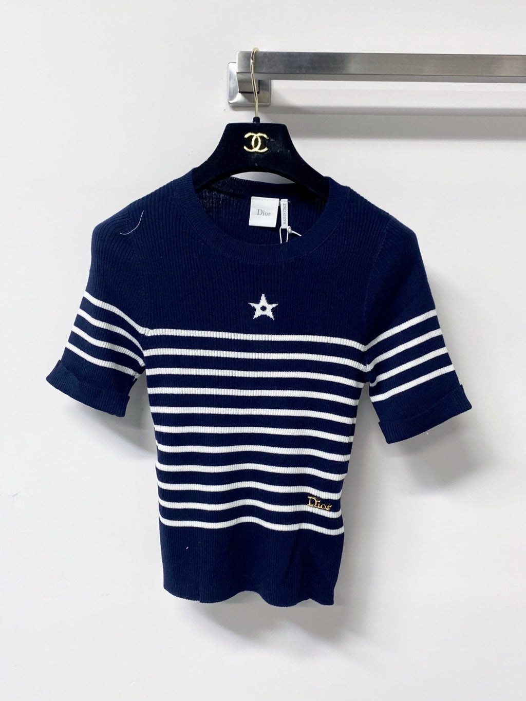 DIOR 26S SHORT-SLEEVED SWEATER 1242