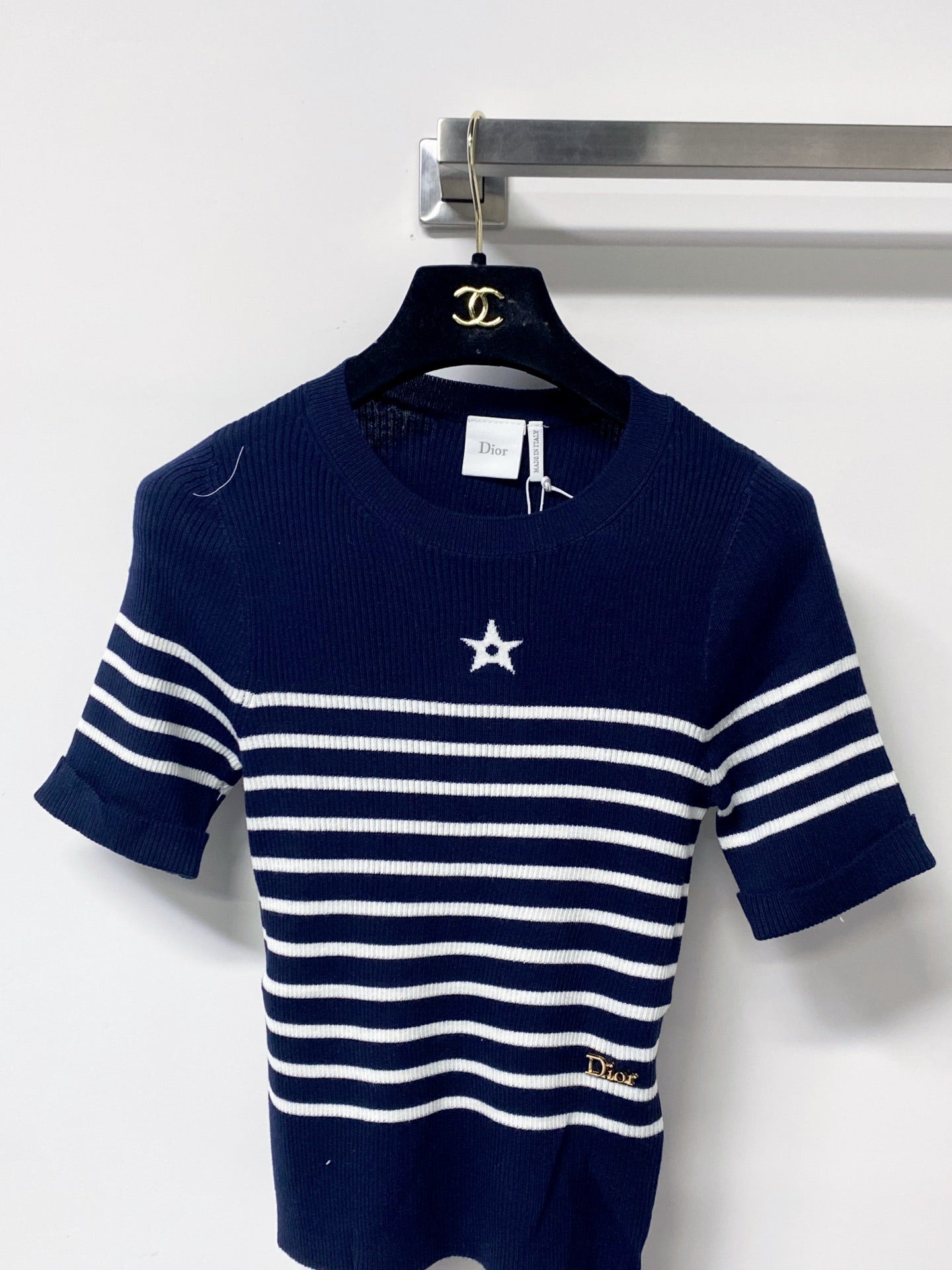 DIOR 26S SHORT-SLEEVED SWEATER 1242