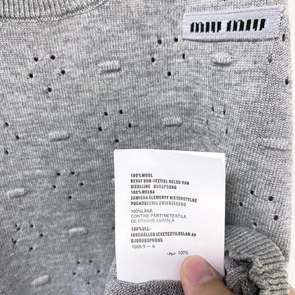 MIUMIU 26S SLEEVELESS KNIT TANK TOP 1152