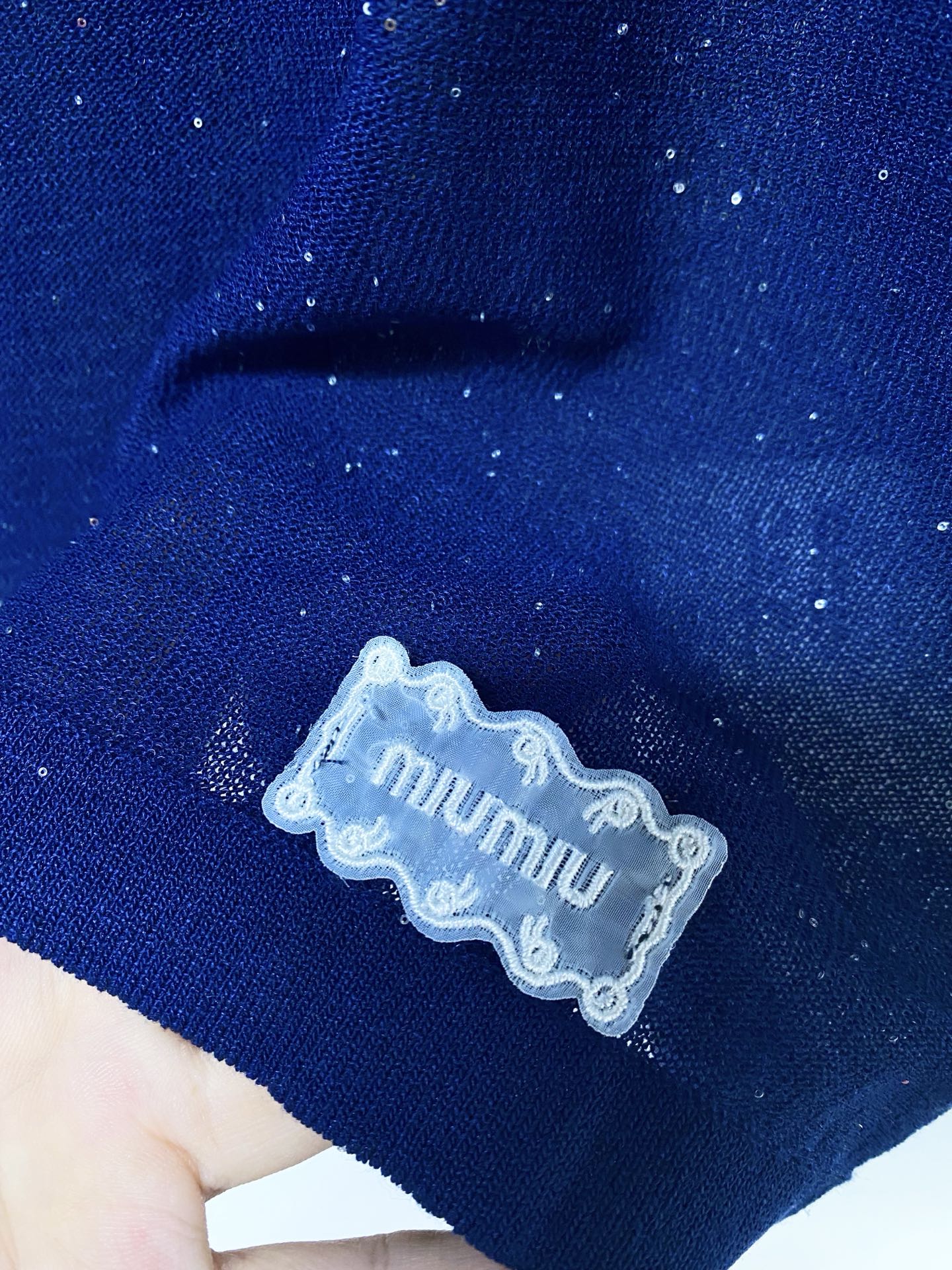 MIUMIU 26S RUFFLED COLLAR POLO SHIRT 1154