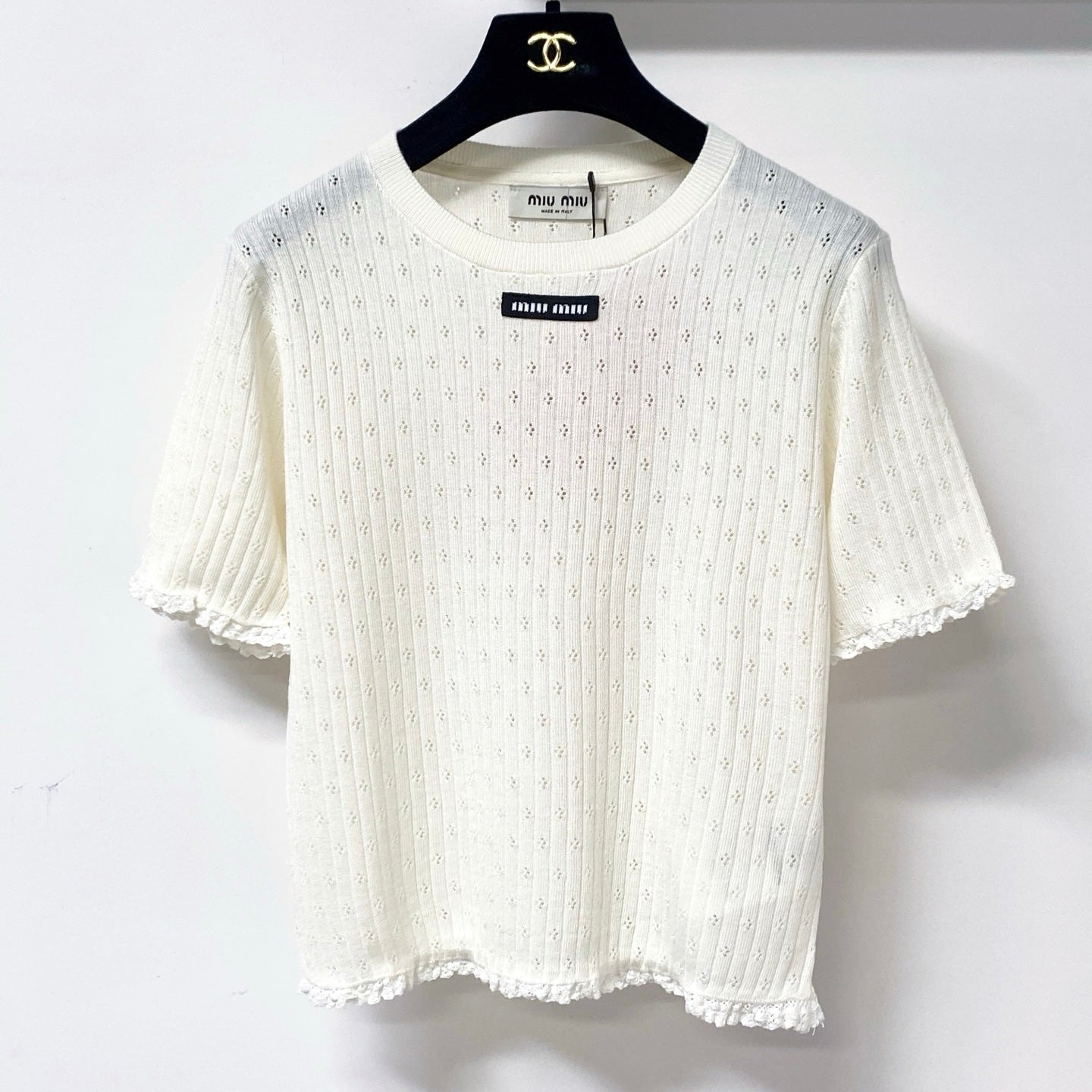 MIUMIU 26S SHORT SLEEVE T-SHIRT 1241