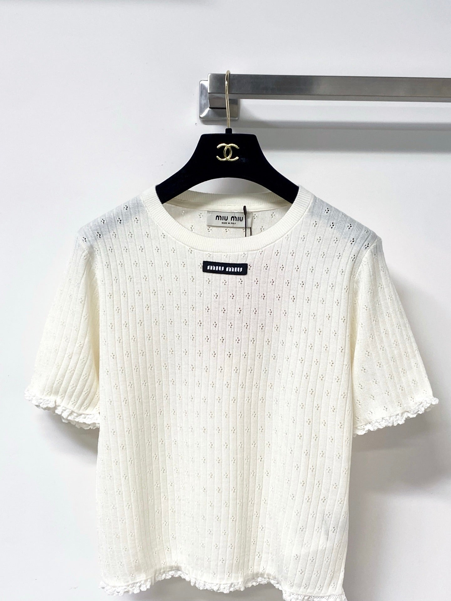 MIUMIU 26S SHORT SLEEVE T-SHIRT 1241