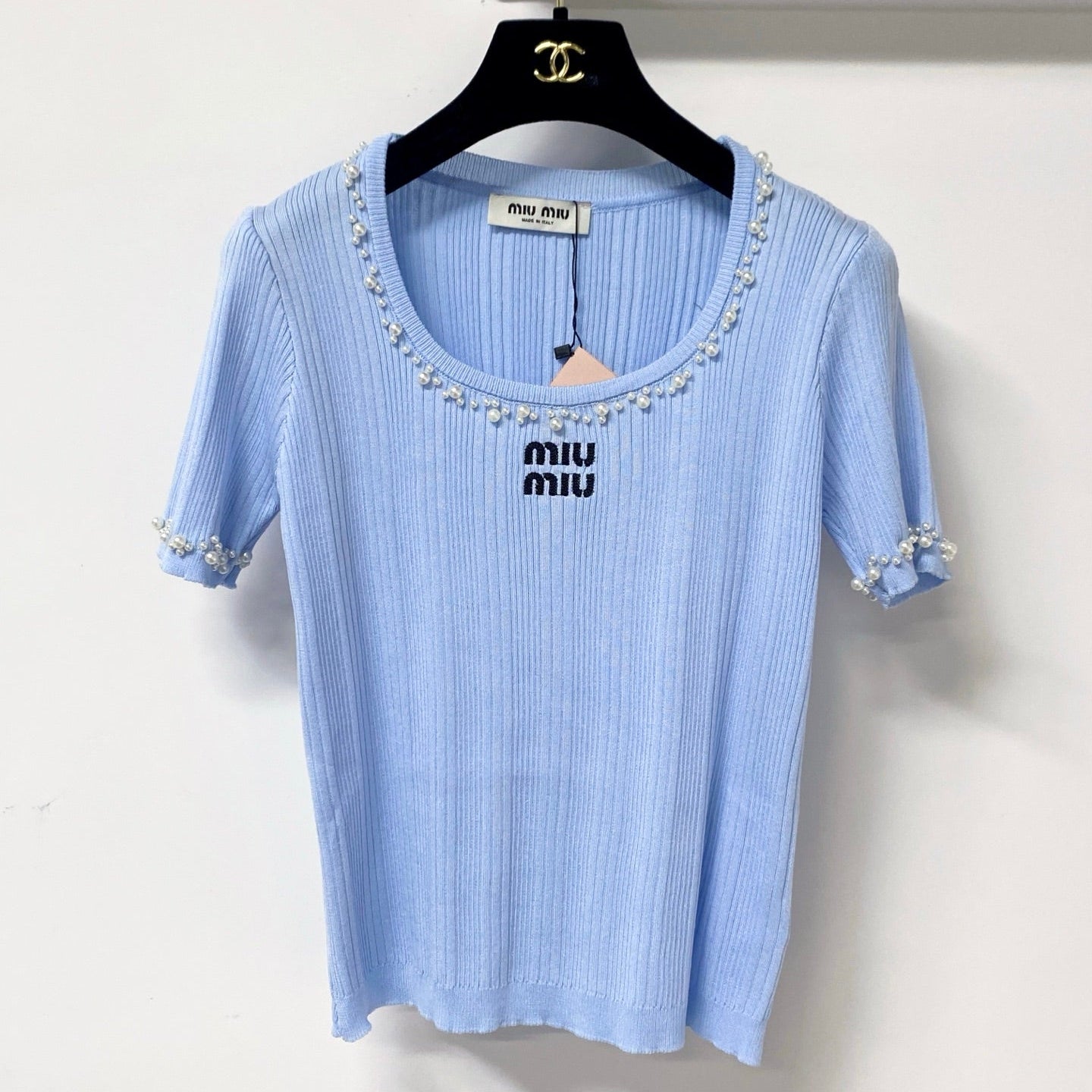 MIUMIU 26S SHORT SLEEVE T-SHIRT 1246