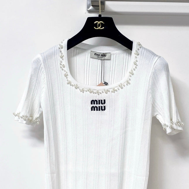 MIUMIU 26S SHORT SLEEVE T-SHIRT 1244