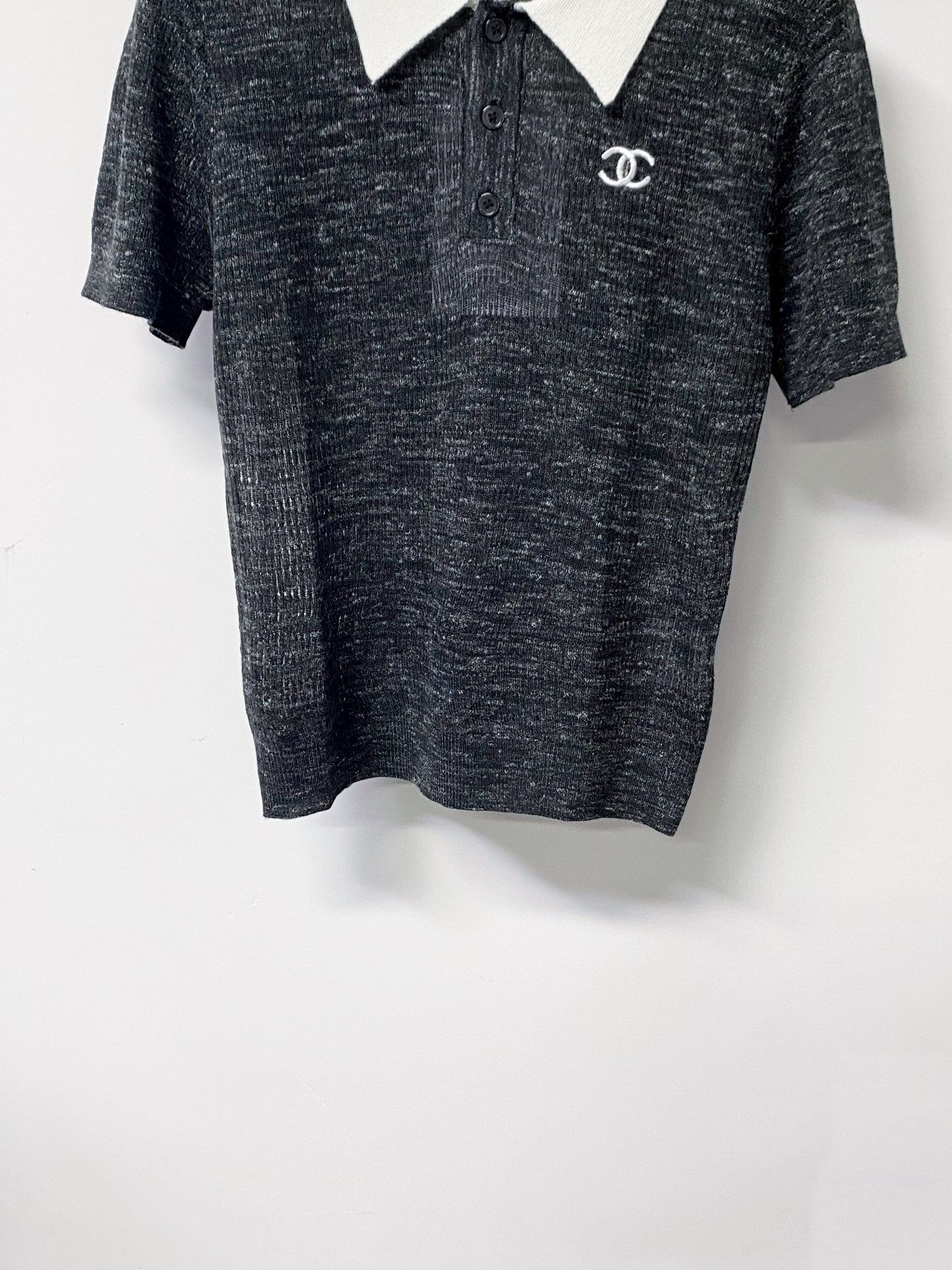 CHANEL 26S KNIT POLO TOP STYLE 1259