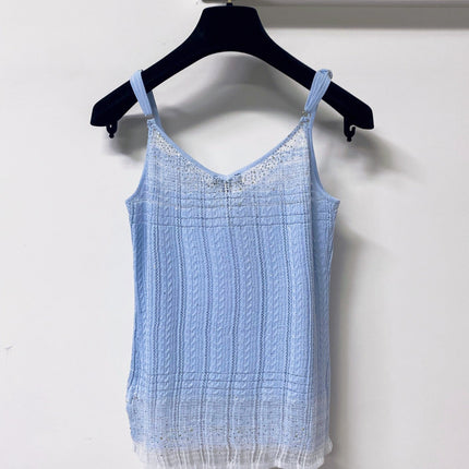 CHANEL 26S KNIT CARDIGAN & CAMISOLE SET STYLE 1268