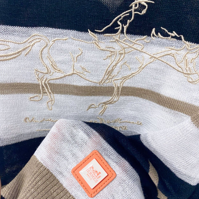 HERMES 26S SHORT-SLEEVE KNIT TOP 683