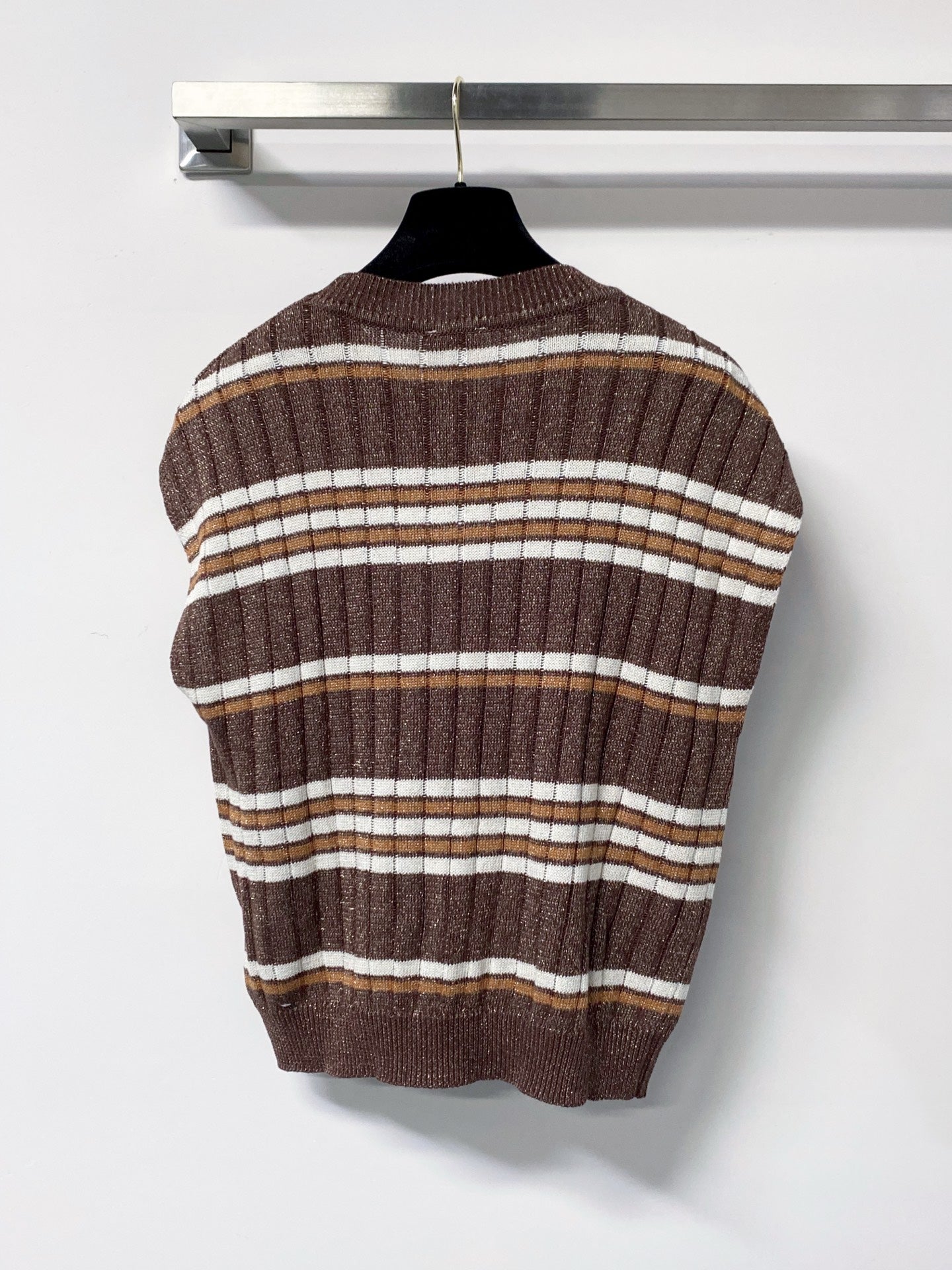 CHANEL 26S SLEEVELESS KNIT TOP 1396