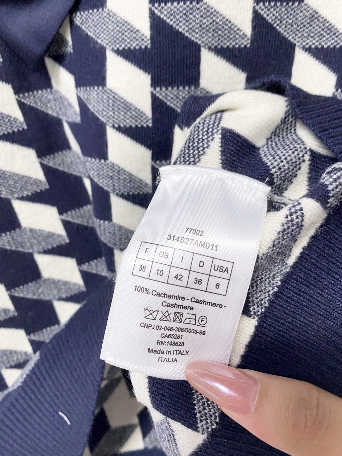 DIOR 26S SHORT-SLEEVE KNIT SWEATER 1403