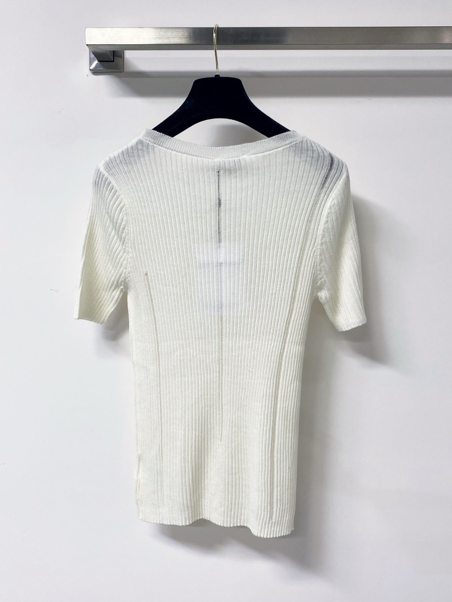 CHANEL 26S SHORT-SLEEVE KNIT TOP 1304