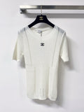 CHANEL 26S SHORT-SLEEVE KNIT TOP 1304