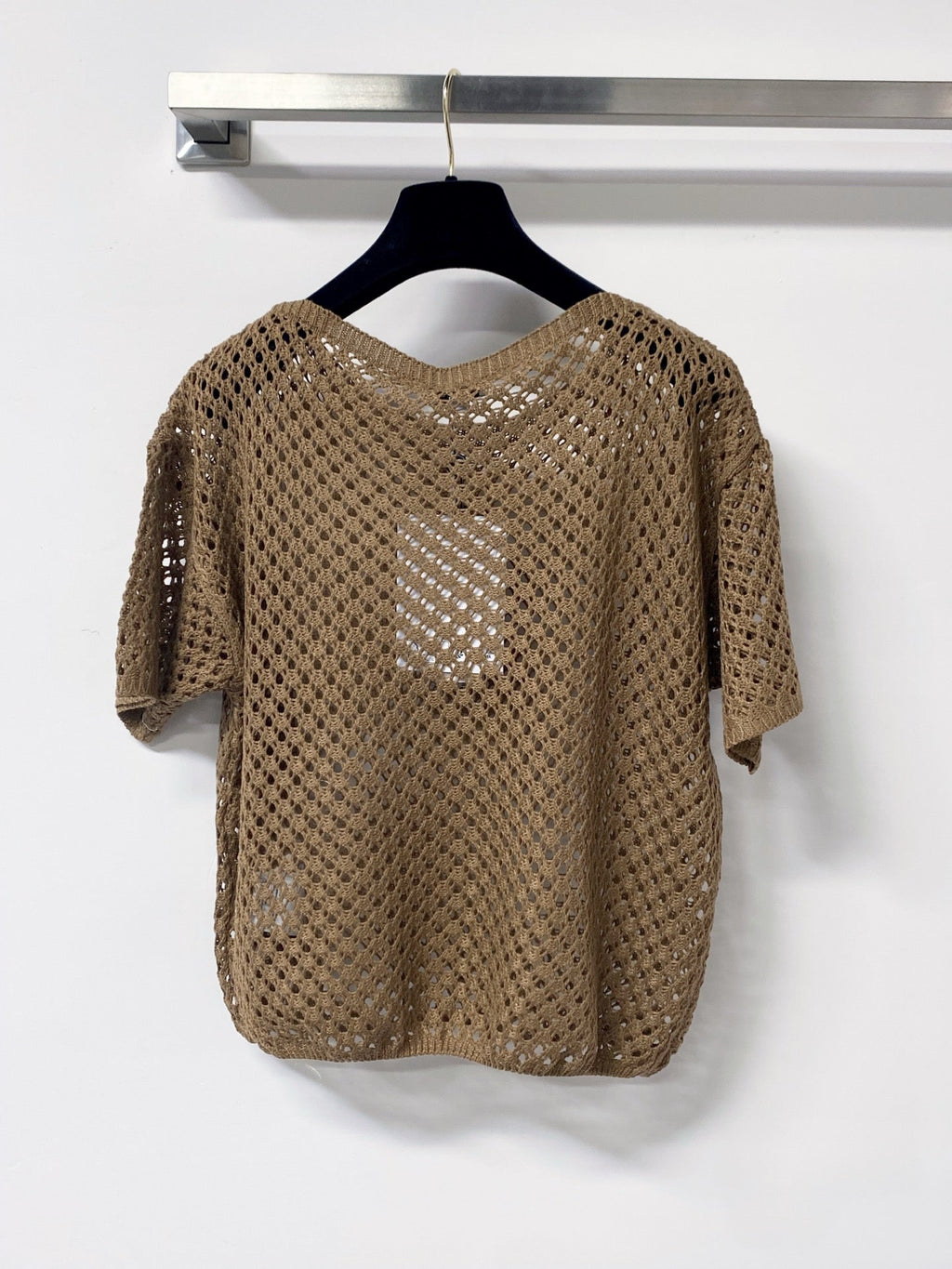 CHANEL 26S SHORT-SLEEVE KNIT TOP 1307